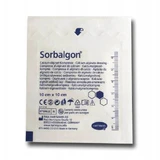SORBALGON alginaat steriel verband 10cm x 10cm, 1 stuk