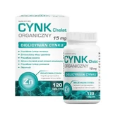 Home Farmacia Zinc Orgánico 15 mg, 120 comprimidos