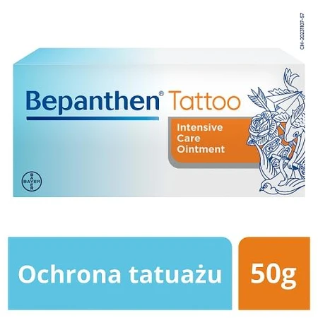 Bepanthen Tattoo maść pielęgnująca wytatuowaną skórę, 50g: ceny i cechy
