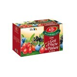 Ceai cu goji și fructe de pădure Aromfruct, 20 plicuri, Fares