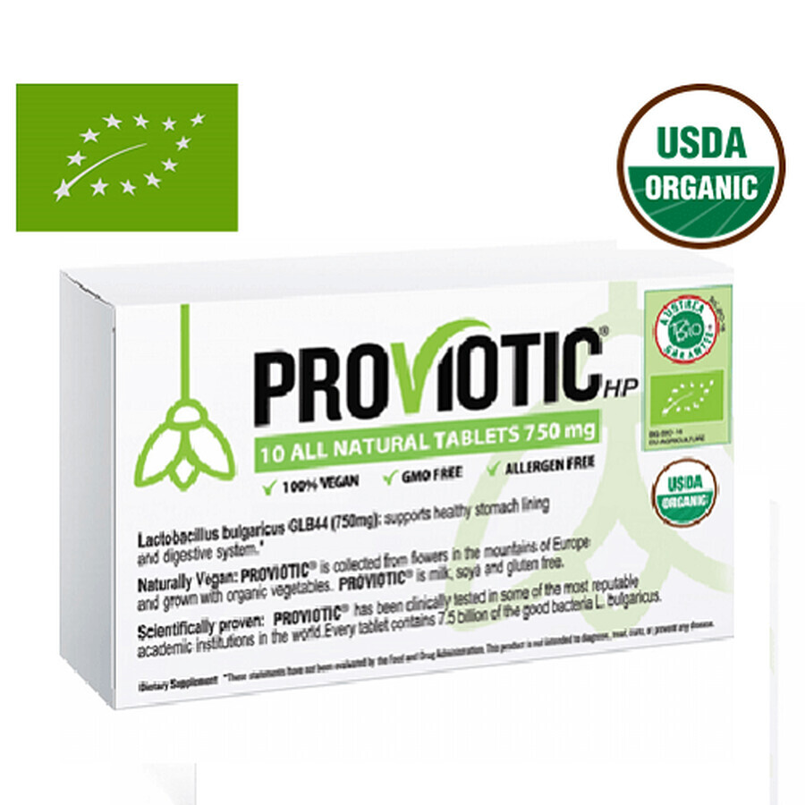 ProViotic HP probiotico 100% naturale vegano, 10 capsule, Esvida Pharma