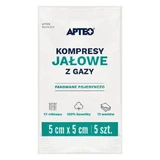 APTEO CARE steriele gaasjes 5x5cm, 5 stuks.