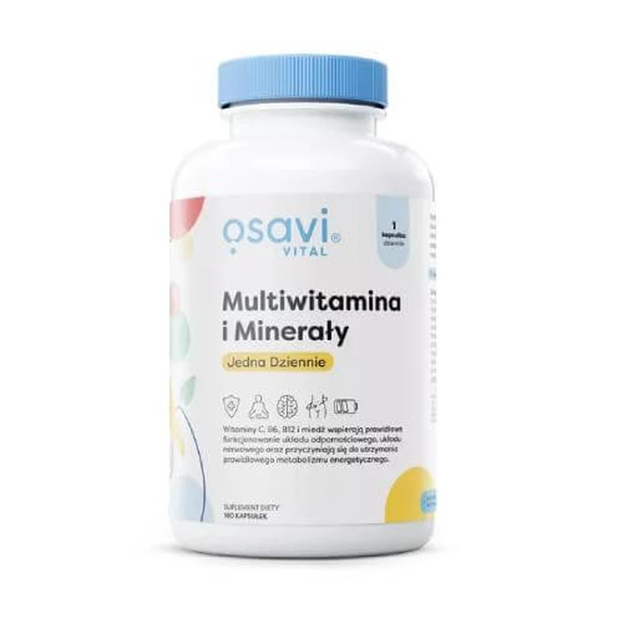 OSAVI Multivitamin and Minerals, 180 capsules