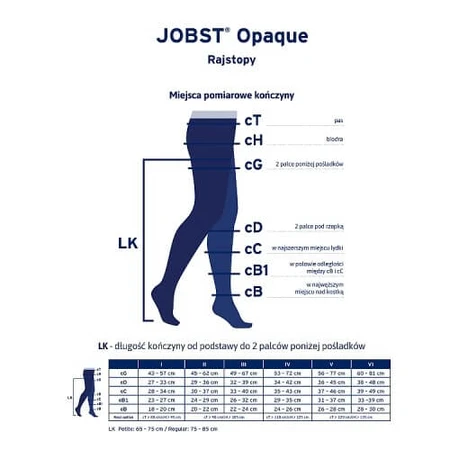 JOBST OPAQUE Kompressionsstrumpfhose CCL1 natur, Größe 3 ZP