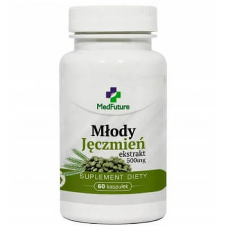 MedFuture Młody Jęczmień 500mg, 60kaps: ceny i cechy