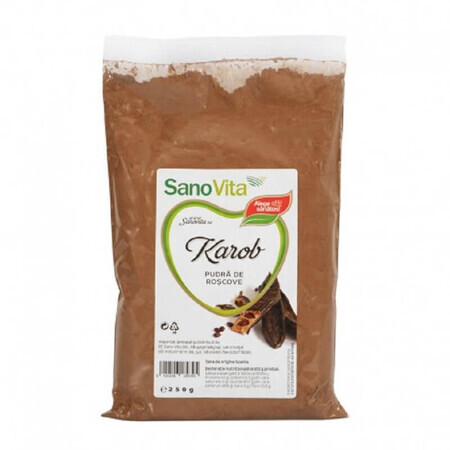 Roscove poeder, Karob, 250 g, Sanovita