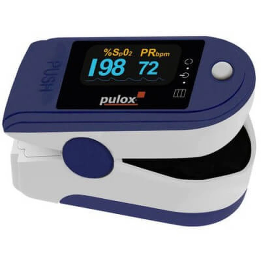 PULOX PO-200A pulsoximeter met alarm