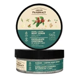 GREEN PHARMACY Sugar-Salt Body Scrub Green Coffee and Ginger Oil, 200ml