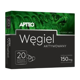 APTEO Activated charcoal, 20 capsules