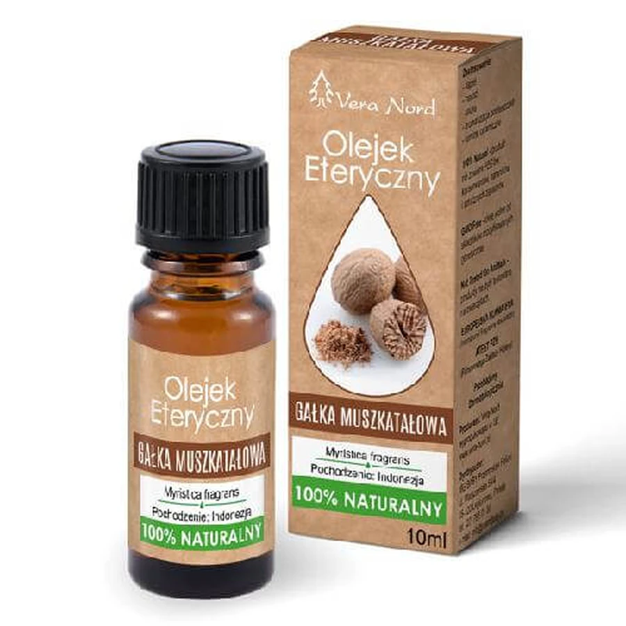Vera Nord Olejek eteryczny Gałka muszkatołowa, 10ml: ceny i cechy