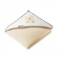 AKUKU bath cover 100% cotton 100x100 cm teddy bear ecru, 1 pcs