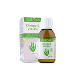 Norsan Omega-3 Vegan met plantaardige algenolie met citroensmaak, 100 ml