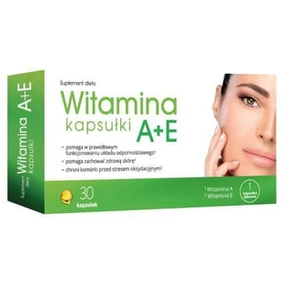 Vitamin A+E capsules, 30 caps