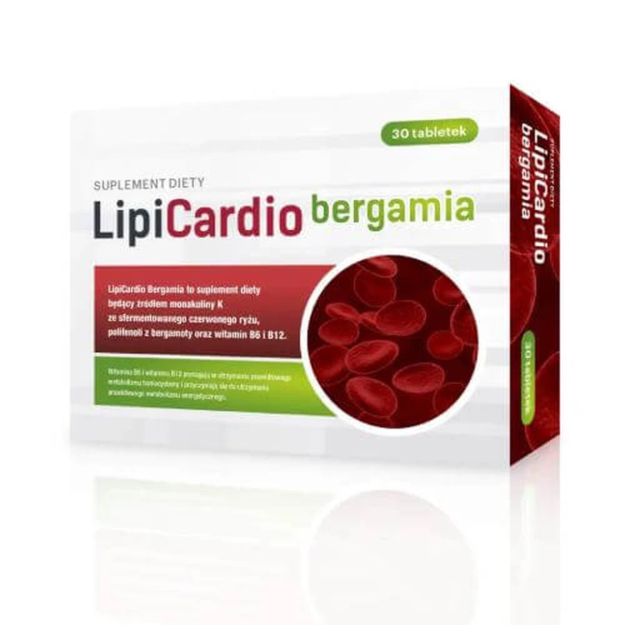 LipiCardio Bergamia, 30 tabletten