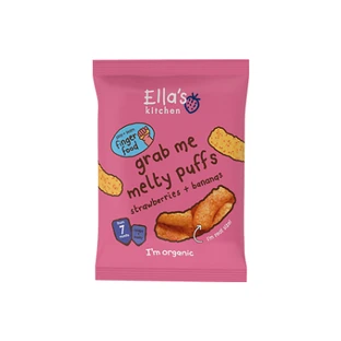 Natural organic strawberry and banana puffs, 20 g, Ella's Kitchen