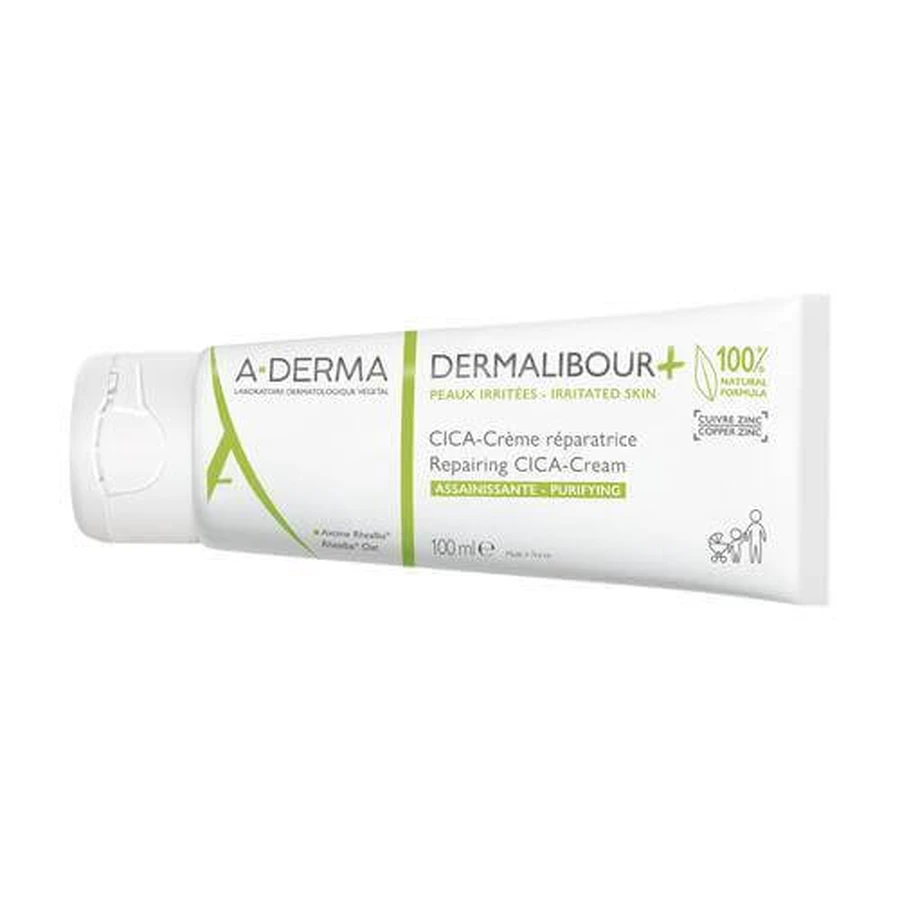 A-DERMA DERMALIBOUR+ CICA Cremă reparatoare, 100ml