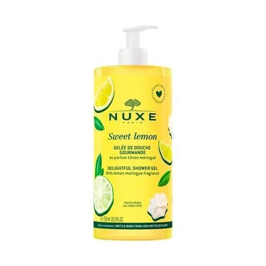 Nuxe Sweet Lemon Żel pod prysznic, 750ml USZKODZONE / BRAK POMPKI: ceny i cechy