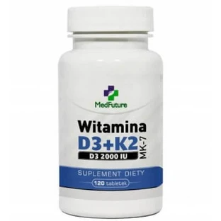 MedFuture Vitamina D3 + K2 MK-7 2000IU, 120tabl.