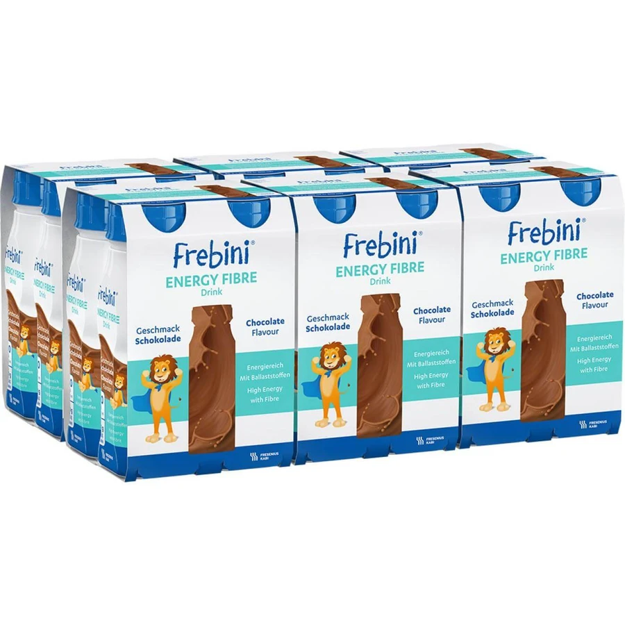 Frebini Energy Fibre Drink flavor chocolate, 4x200ml