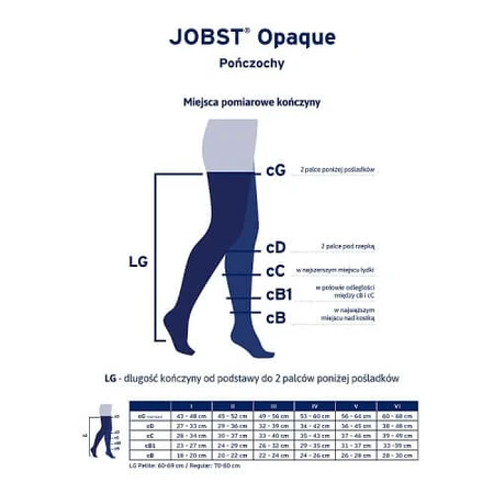 JOBST OPAQUE long compression stockings CCL1 natural, size 2 OP