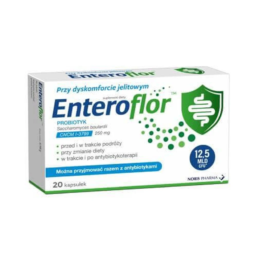 NORIS PHARMA Enteroflor, 20 caps