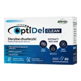 OptiDel Clean Sterile wipes for hygiene of eyelid margins and eye area, 20 pcs.