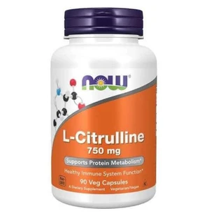 Now Foods L-citrulina 750 mg, 90 cápsulas