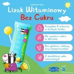 PEPPA PIG zuckerfreier Vitamin-Lutscher mit Ananas-Geschmack, 1 Stück