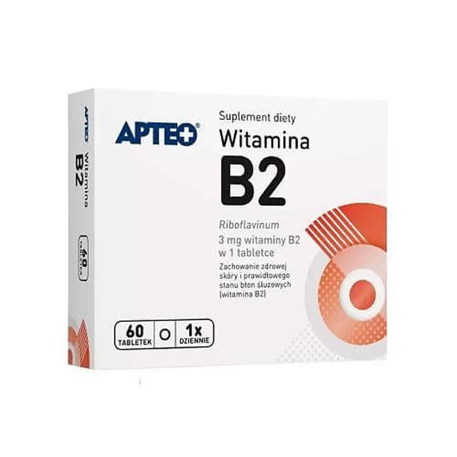 Apteo Vitamine B2, 60 tabl.