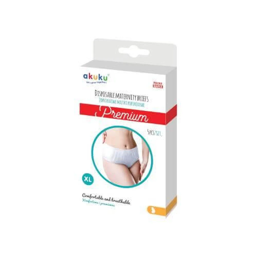 AKUKU Einmal-Slips Premium XL, 5 Stück für das Wochenbett