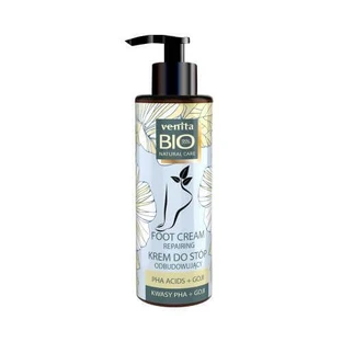 VENITA BIO NATURAL CARE Crema Reconstructiva para Pies PHA + Ácidos de Goji, 100 ml