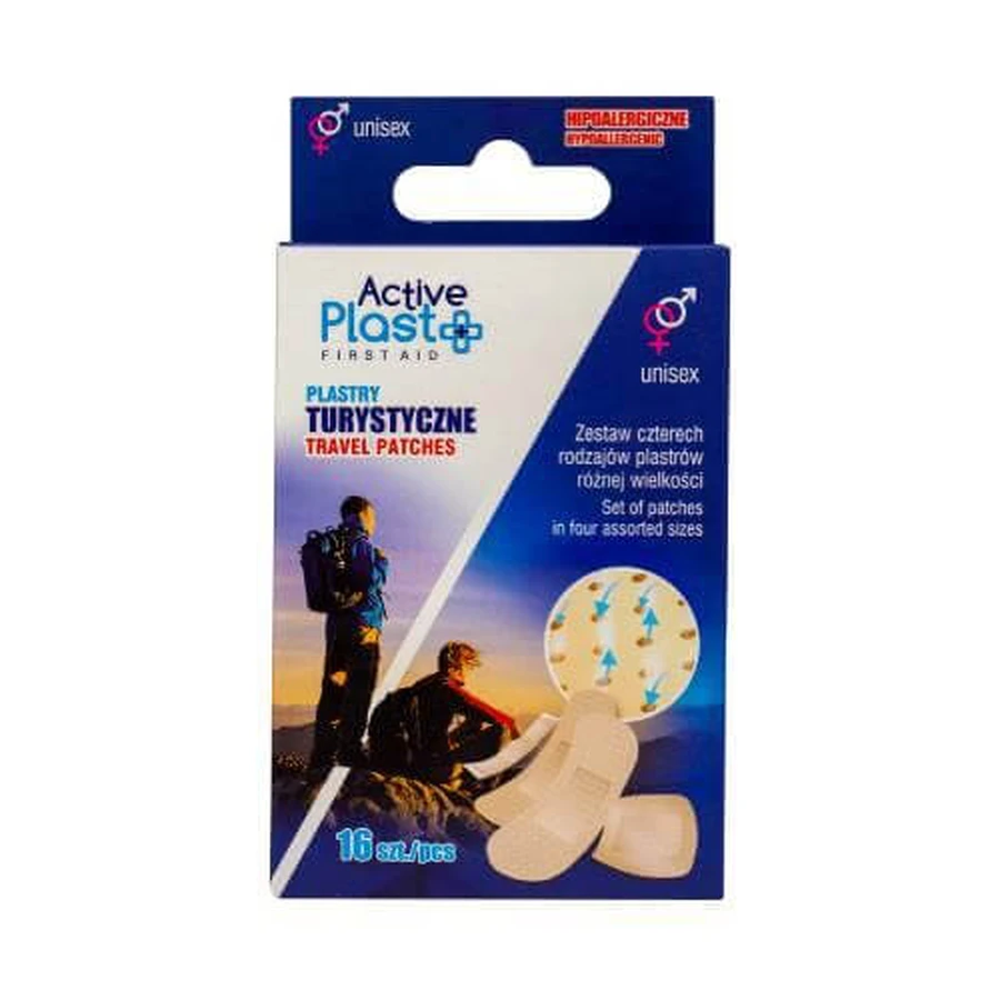 ACTIVE PLAST Touristenpflaster, 16 Stück