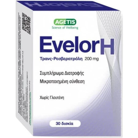 Agetis Evelor H 200mg Speciaal Dieetsupplement 30 tabs