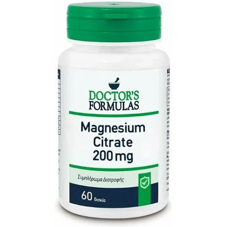 Doctor's Formulas Magnesium Citrate 200mg 60 Tablets