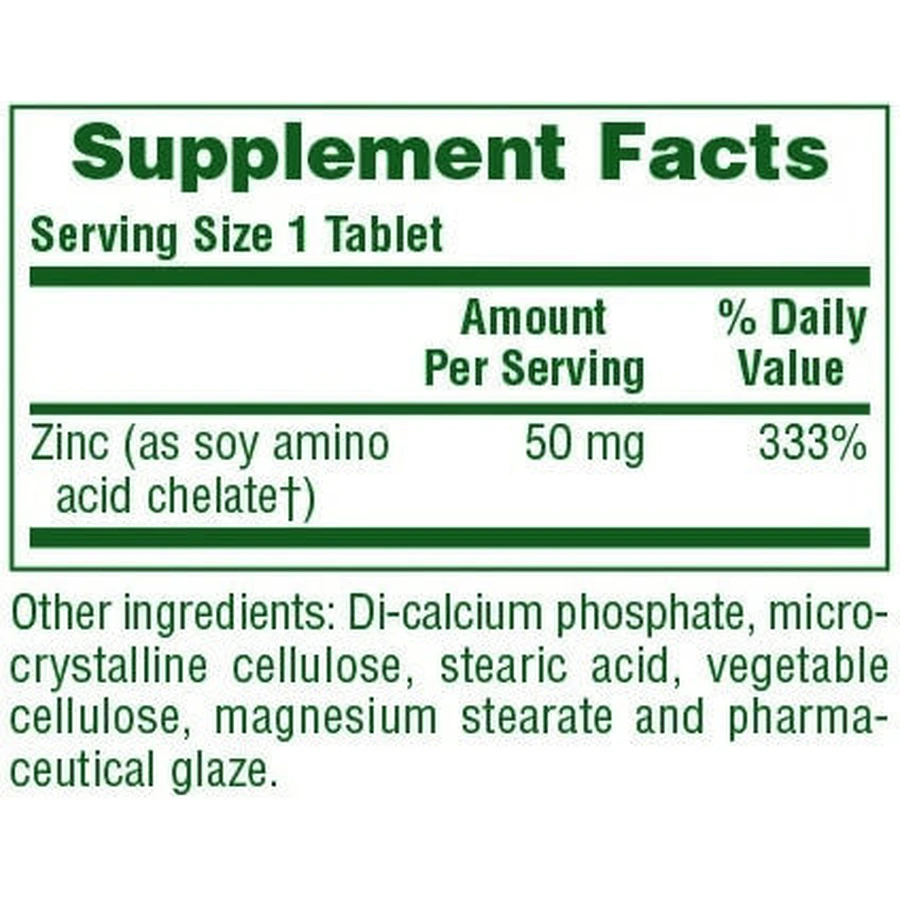 Nature's Plus Zink 50mg 90 tabletten