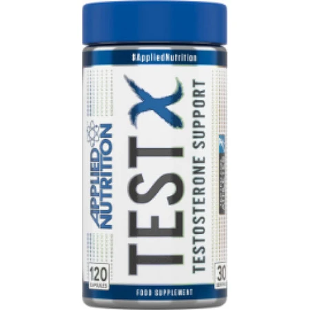 Applied Nutrition Test X Suplemento para Entrenamiento y Aumento de Testosterona 120 cáps.