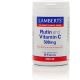 Lamberts Rutin und Vitamin C Multivitamin für Energie und Stärkung des Immunsystems 500mg 90 Tabletten