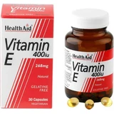 Health Aid Vitamina E Vitamina para la piel y acción antioxidante 400iu 268mg 30 x 1 cápsulas vegetales