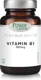 Power Of Nature Platinum Range Vitamin B1 Vitamin for Nervous System Health 100mg 30 caps