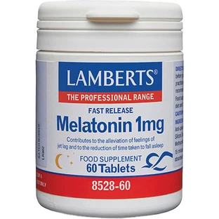 Lamberts Melatonina 1mg Suplemento para Dormir 60 comp.