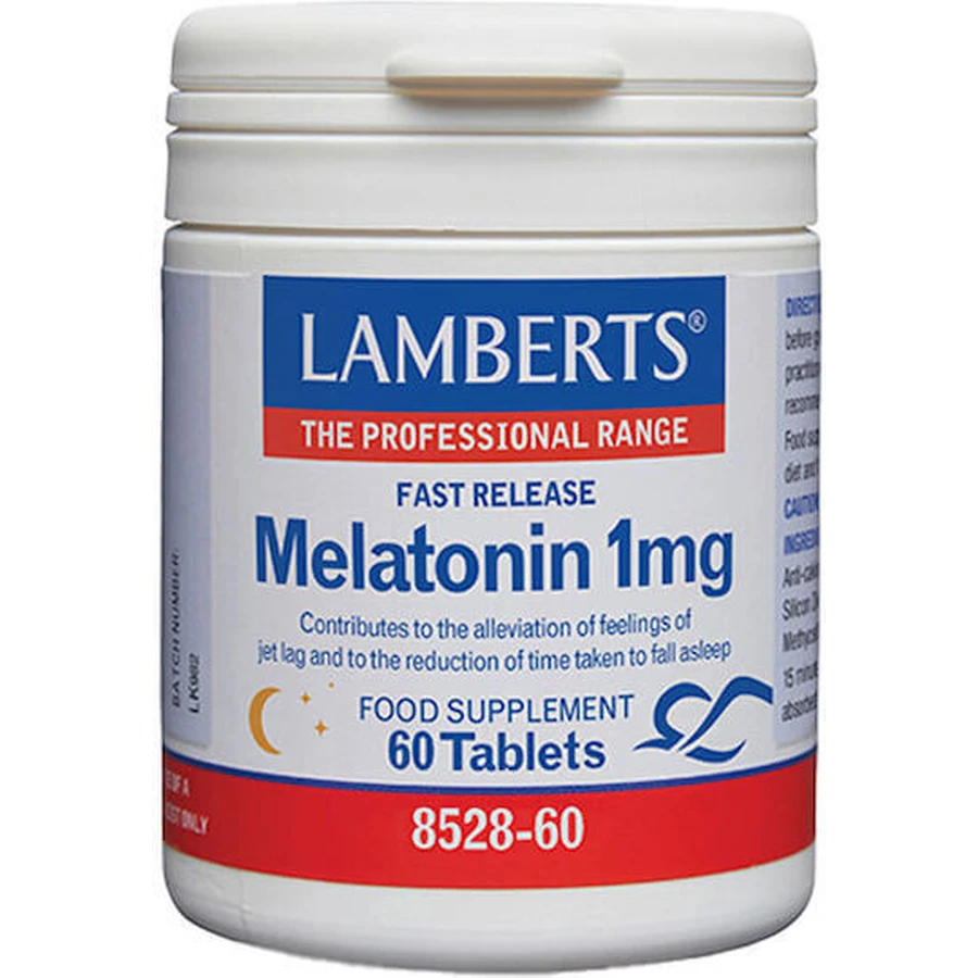 Lamberts Melatonina 1mg Suplemento para Dormir 60 comp.