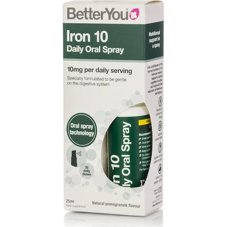 BetterYou Better You IJzer 10 10mg 25ml Granaatappel