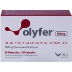 Virtus Pharma Olyfer Olyfer Iron Polysaccharide Complex 150mg 30 Capsules