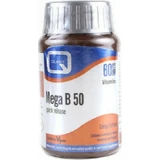 Quest Mega B-50 Quick Release Vitamine voor energie, immuunsysteem en versterking van het zenuwstelsel 60 tabletten
