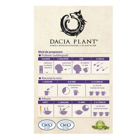 Artisjok thee, 50g, Dacia Plant