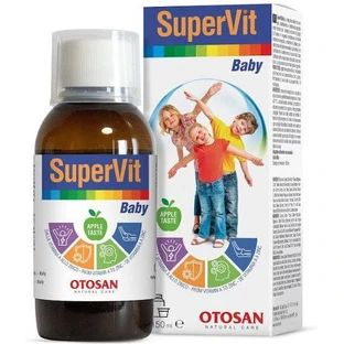 Otosan Supervit Baby Multiwitamina zwiększająca energię i odporność Jabłko 150ml