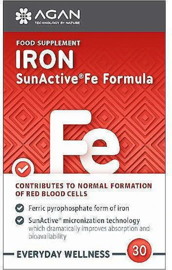 Agan IJzer Sunactive Fe 30 Capsules