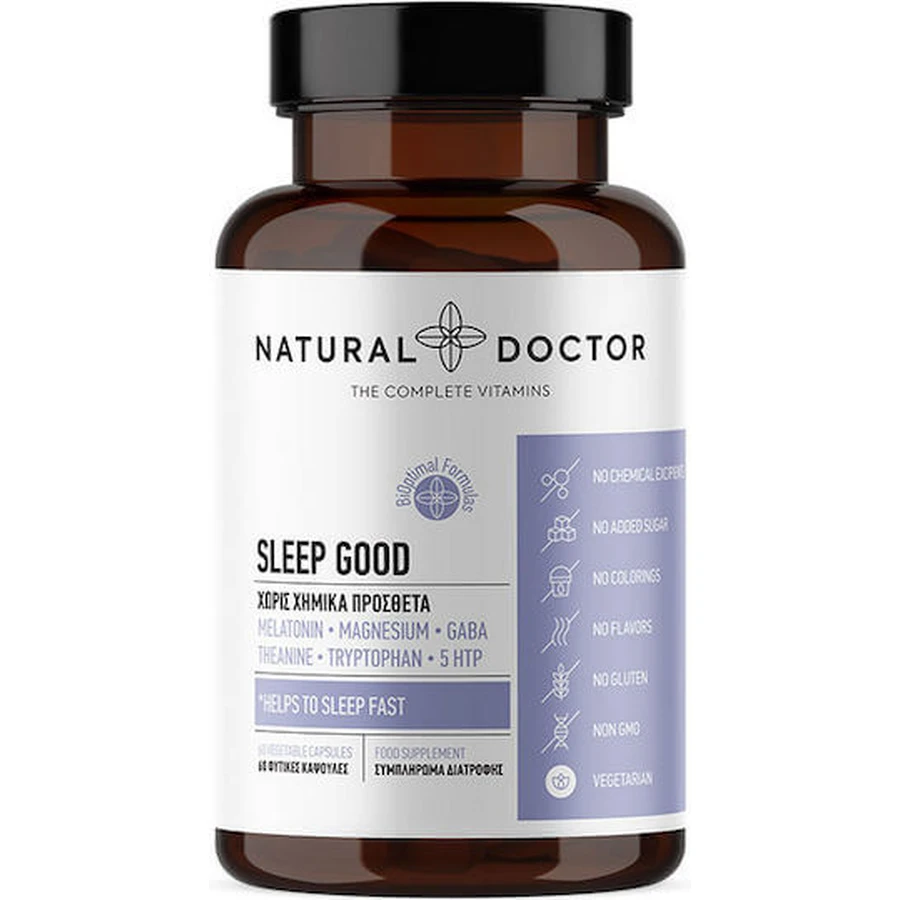 Natural Doctor Sleep Suplemento para dormir bien 60 cáps.