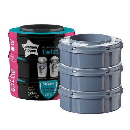 Tec Twist&amp;Click, 3 stuks, Tommee Tippie