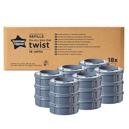 Riserve Twist&Click, 18 pezzi, Tommee Tippee